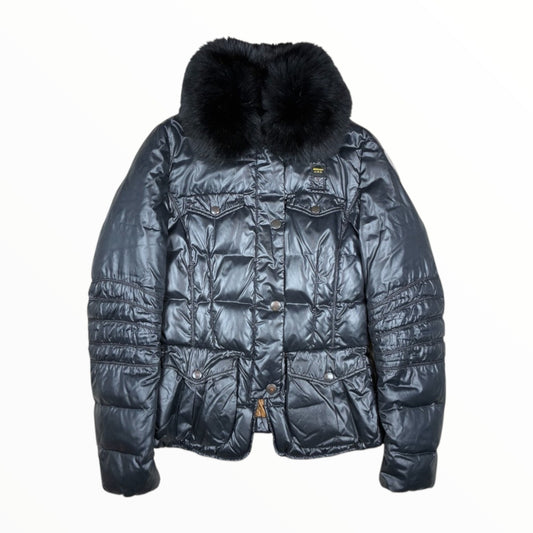 Blauer Damen Daunenjacke