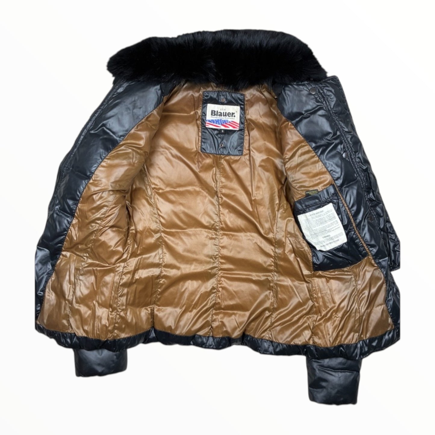 Blauer Damen Daunenjacke